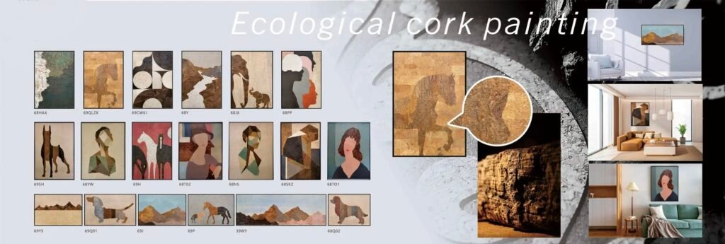 corkovia cork craft painting