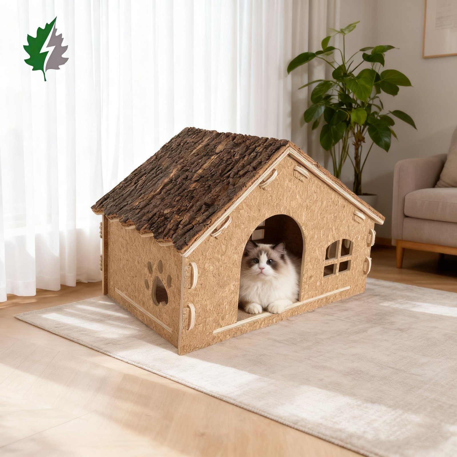 corkovia cork single layer cat villa