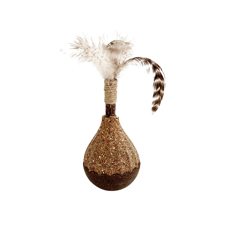 Corkovia Cork Cat Tumbler Toy corkovia cork cat tumbler toy