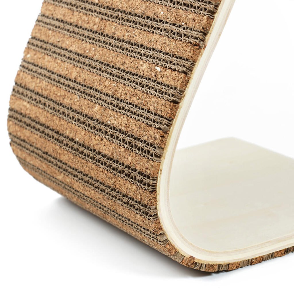 corkovia l shape cork cat scratcher