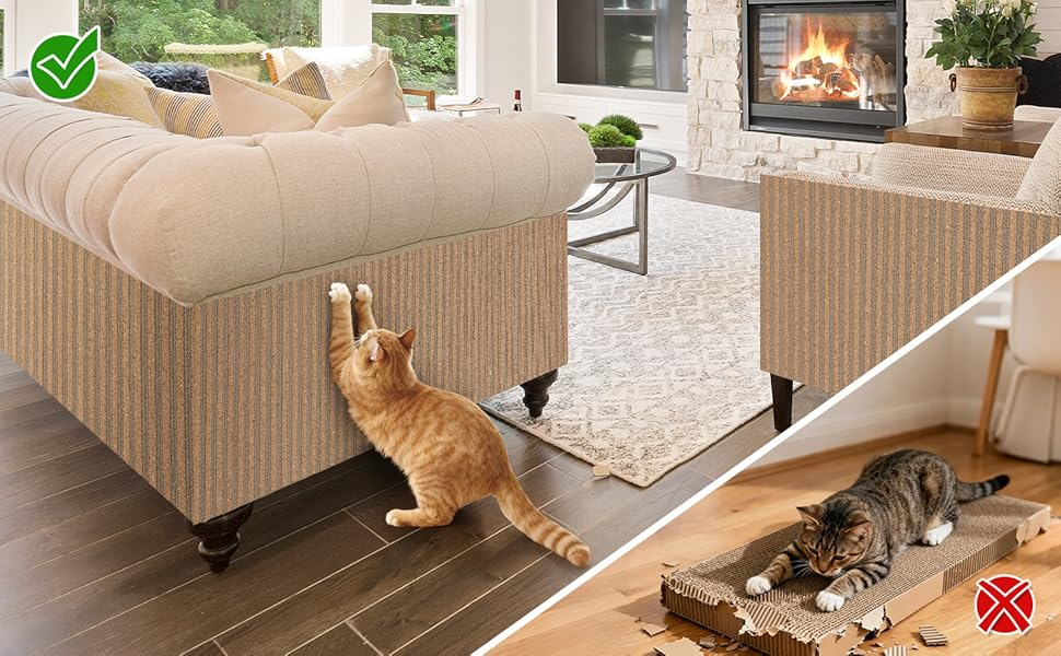 corkovia self adhesive cork cat scratch mat