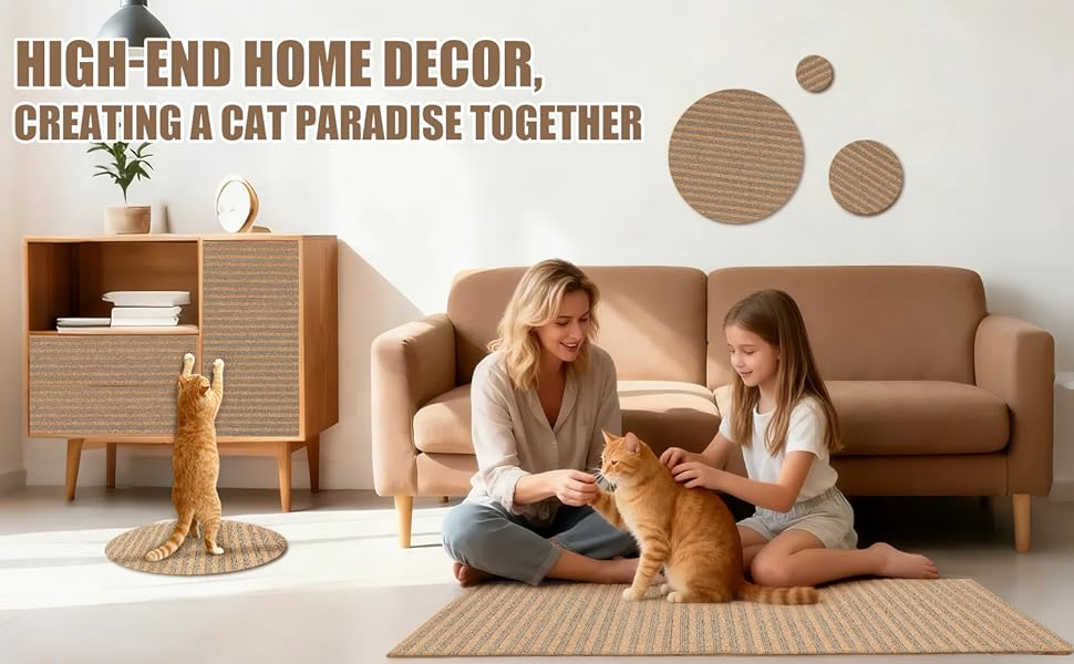 corkovia self adhesive cork cat scratch mat