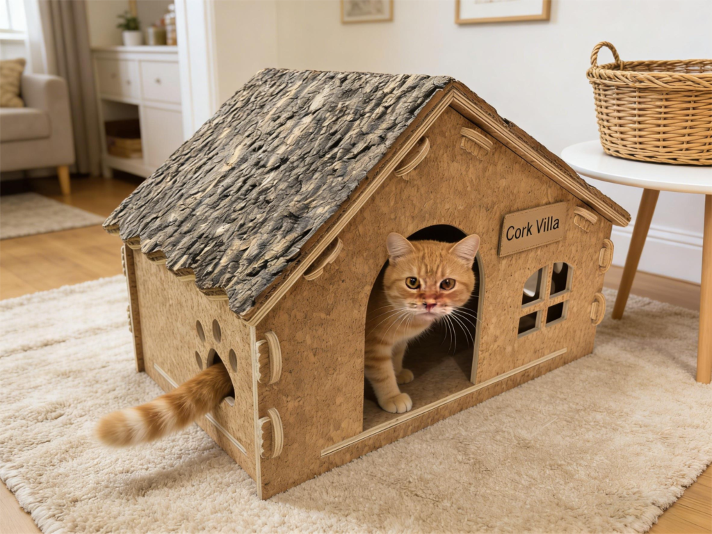 corkovia cork single layer cat villa