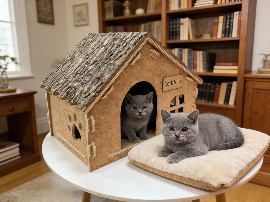 corkovia cork single layer cat villa