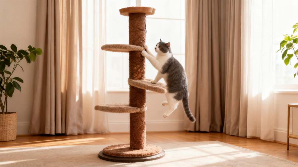 corkovia cork cat climbing frame
