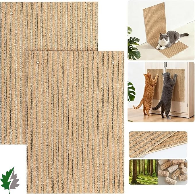 corkovia pasted cat scratching straight board