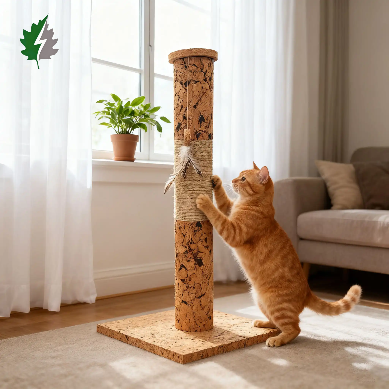 corkovia cork heavy duty cat scratching post corkovia cork heavy duty cat scratching post