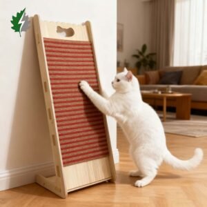 corkovia 26.8"l shape post vertical cat scratch pad
