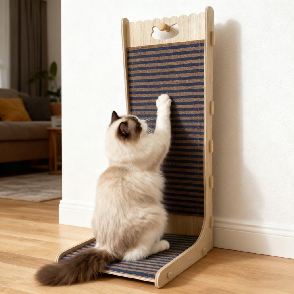 corkovia 26.8"l shape post vertical cat scratch pad (复制)