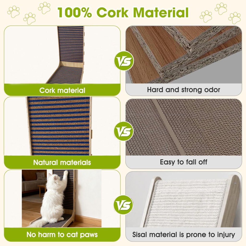 corkovia replaceable modular cork vertical scratch board