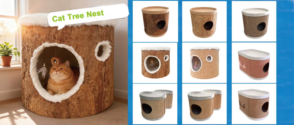 corkovia cork cat bed cave