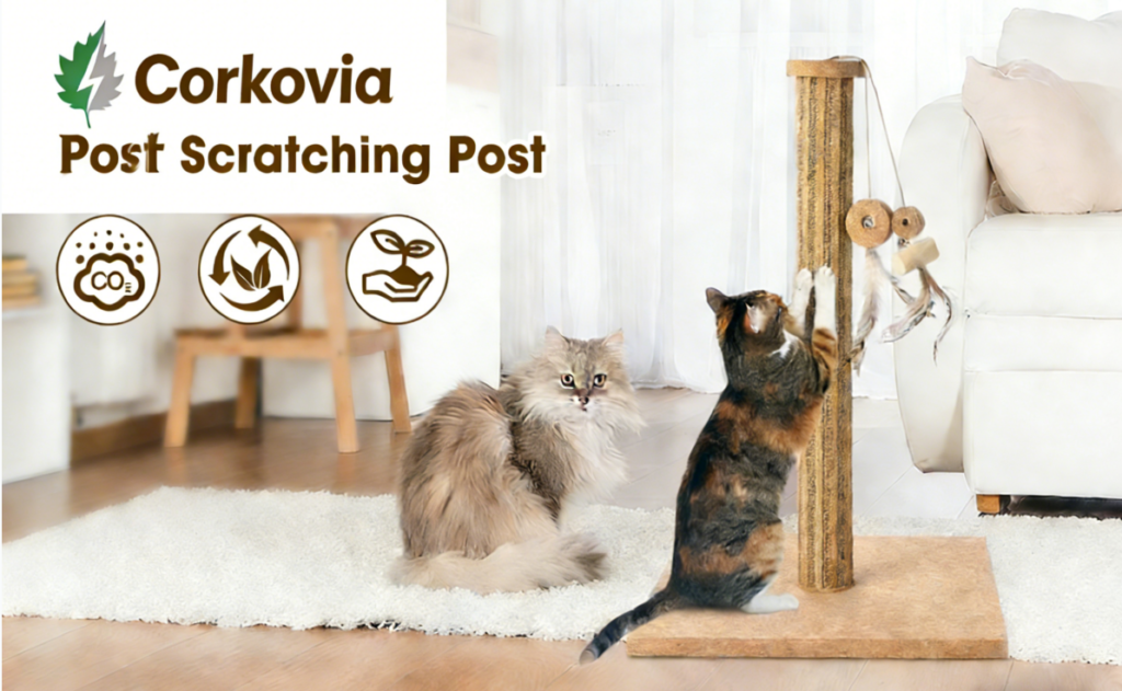 corkovia cork felt scratching post