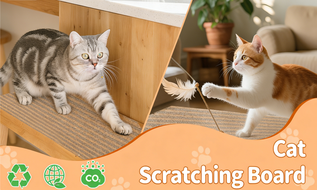 corkovia pasted cat scratching straight board