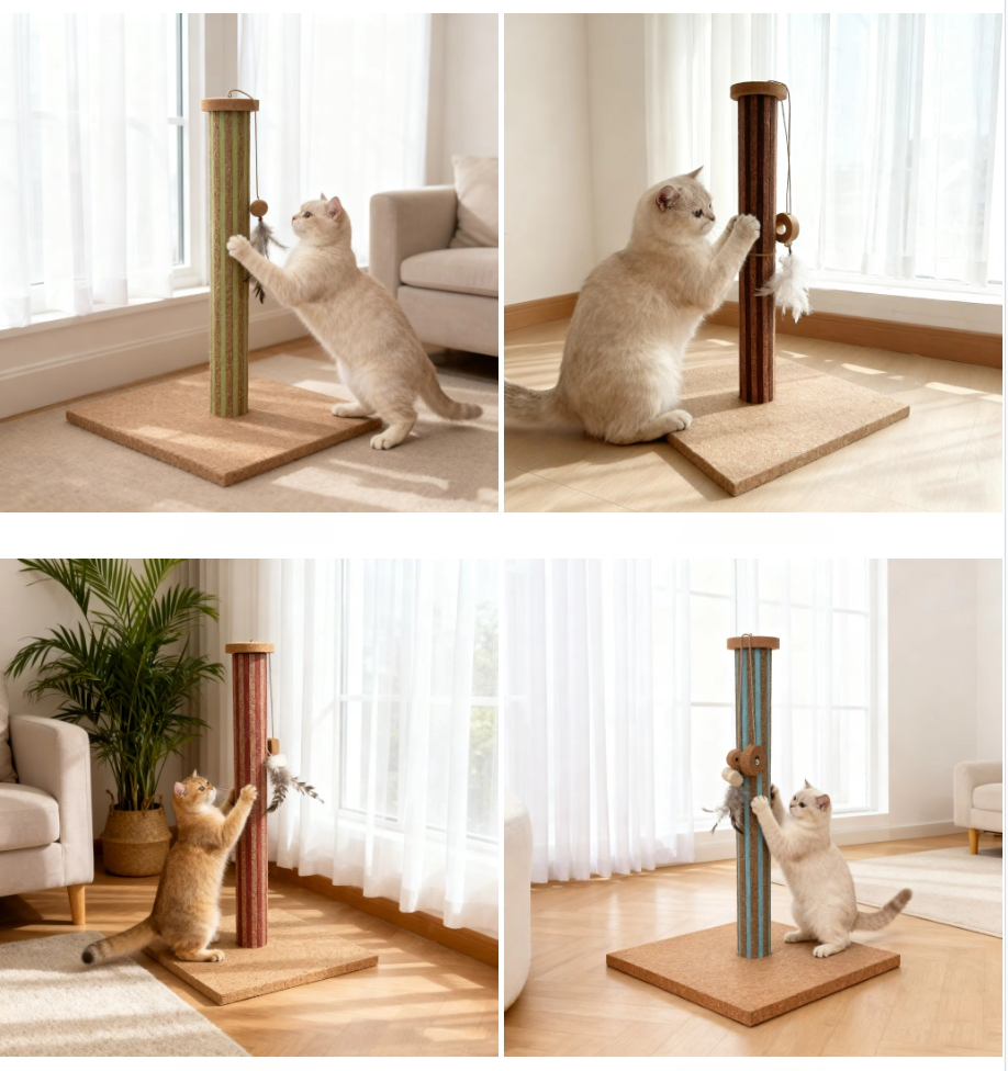 corkovia cork felt scratching post