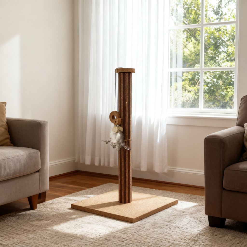 corkovia cork felt scratching post