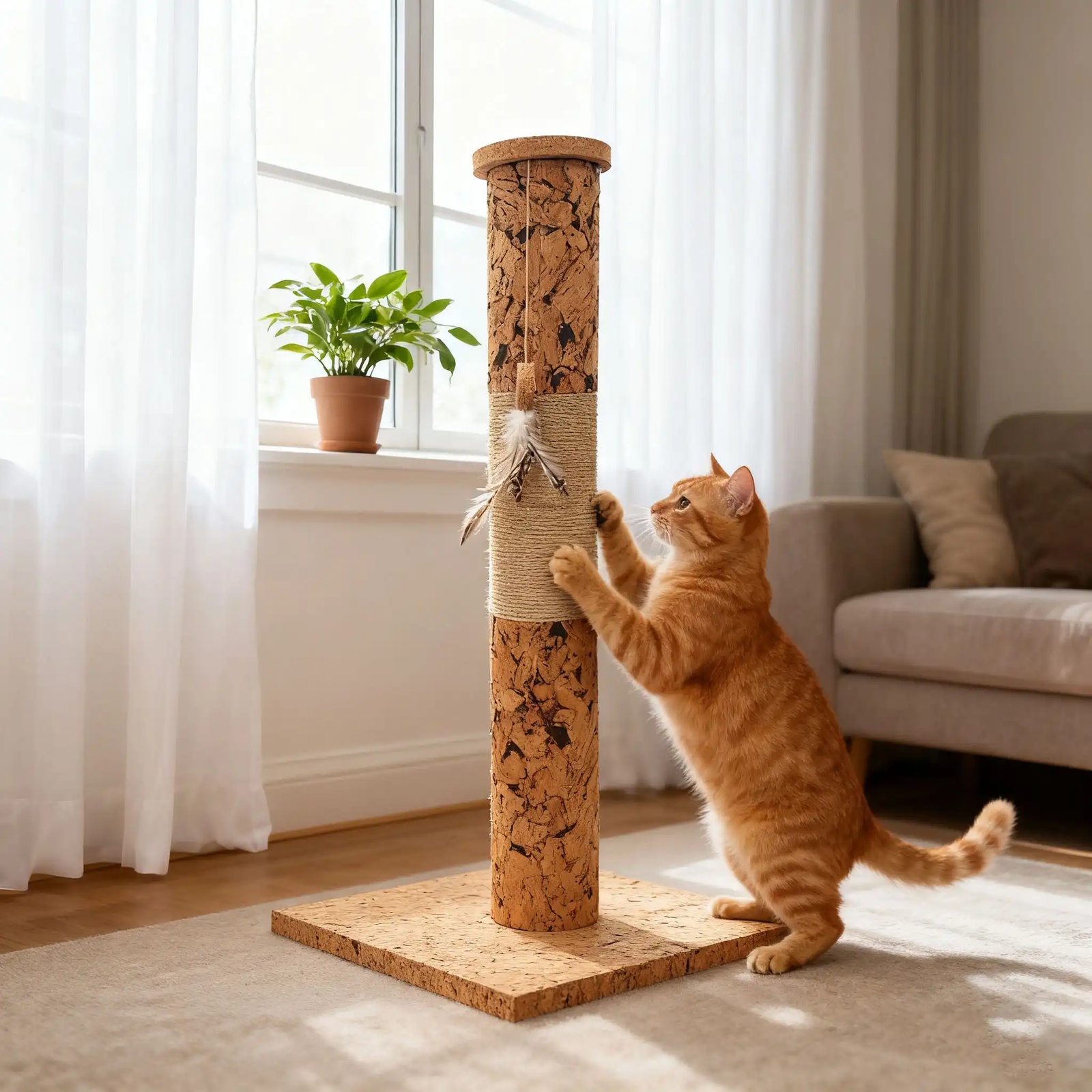 corkovia cork scratching post3 corkovia cork scratching post3