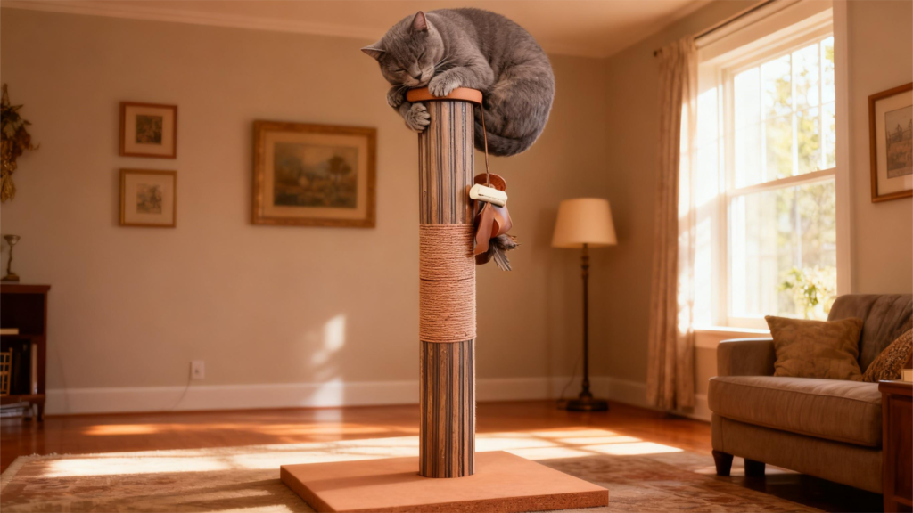 corkovia cork felt scratching post