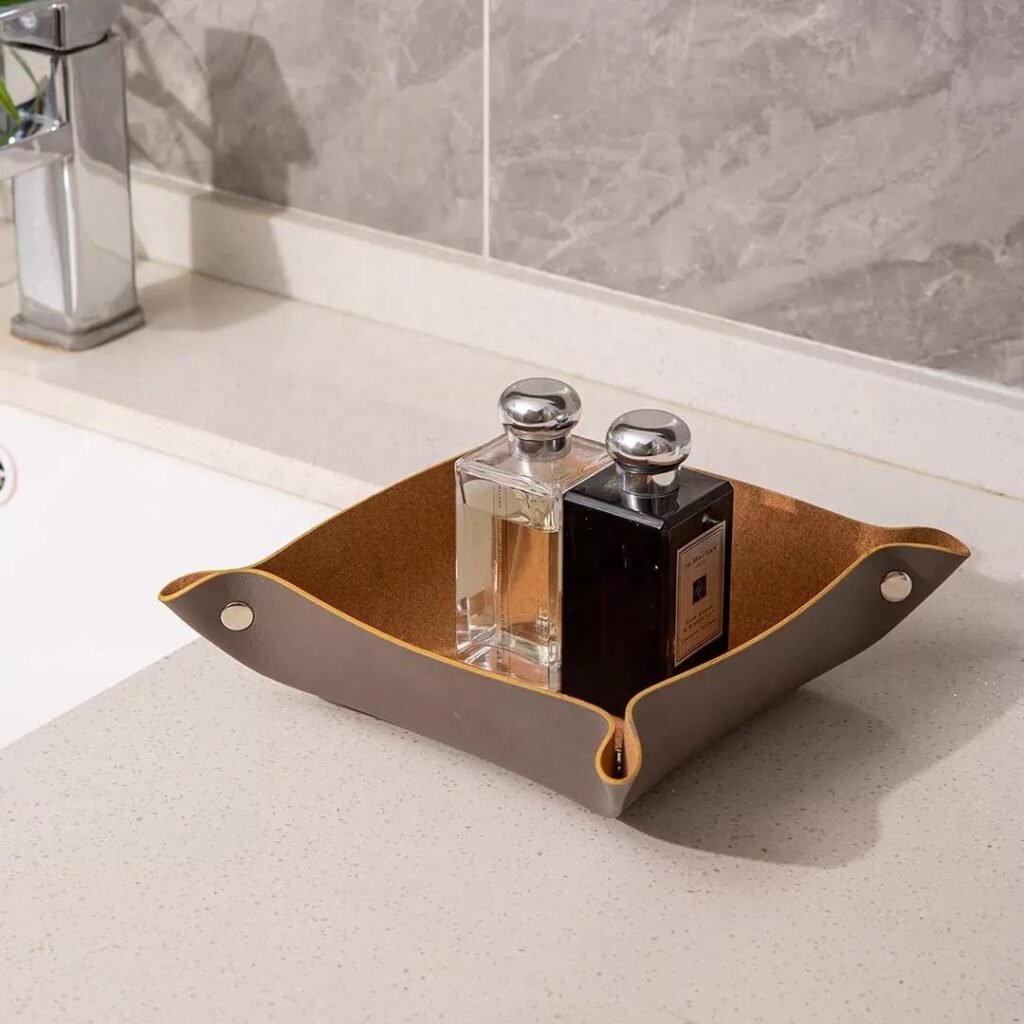 corkovia cork leather storage tray