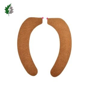 corkovia cork l shaped adhesive toilet mat