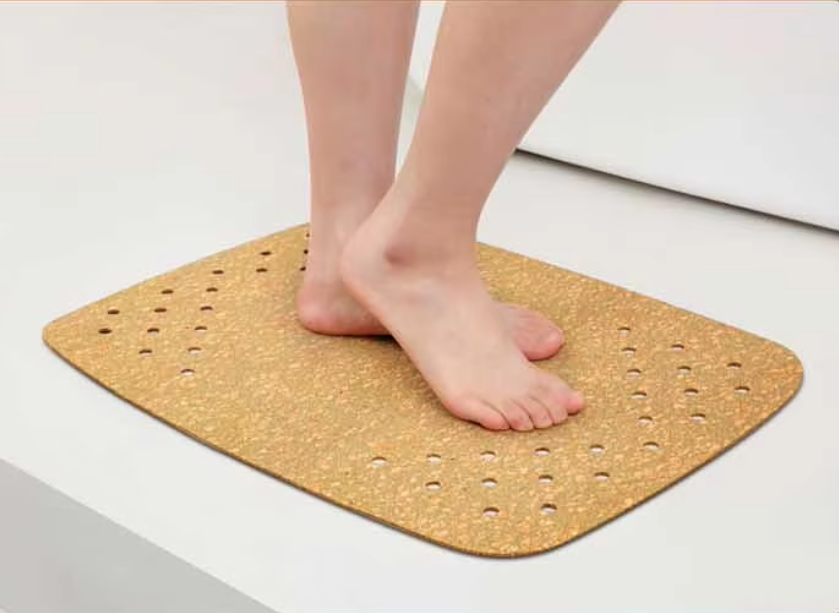 corkovia cork barthroom mat
