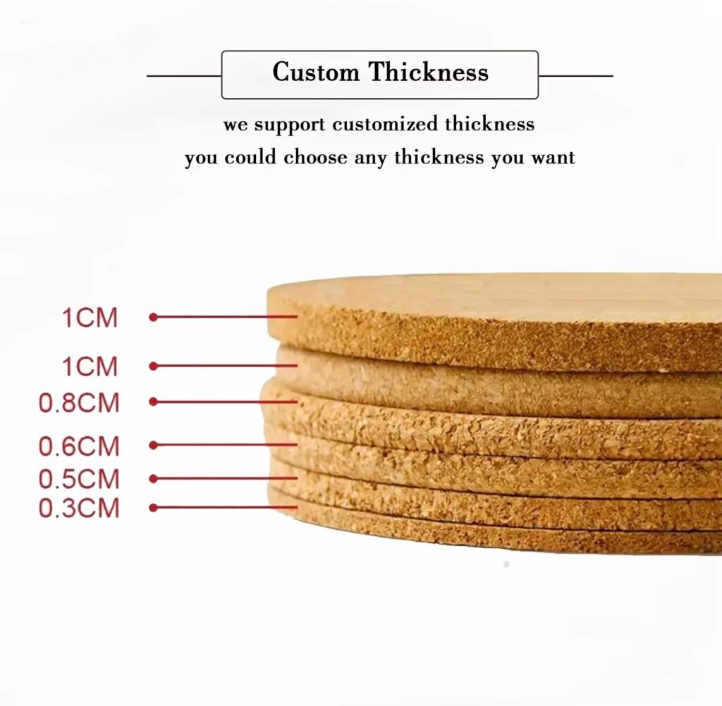 corkovia cookie shaped cork coasters